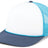 Pacific Headwear Foamie Fresh Trucker Cap - Pacific Headwear P782 WHITE/BRIGHT BLUE/NAVY OS