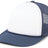 Pacific Headwear Foamie Fresh Trucker Cap - Pacific Headwear P782 WHITE/NAVY/NAVY OS