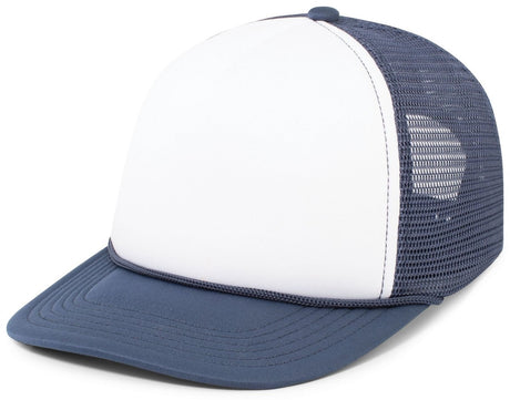 Pacific Headwear Foamie Fresh Trucker Cap - Pacific Headwear P782 WHITE/NAVY/NAVY OS
