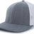 Pacific Headwear Heather Trucker PacFlex Cap - Pacific Headwear P405 GREY HEATHER/WHITE S/M