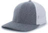 Pacific Headwear Heather Trucker PacFlex Cap - Pacific Headwear P405 GREY HEATHER/WHITE S/M