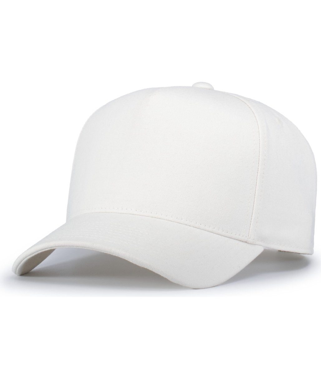 Pacific Headwear HERITAGE 5 - PANEL SNAPBACK CAP - Pacific Headwear P814 VINTAGE WHITE OS