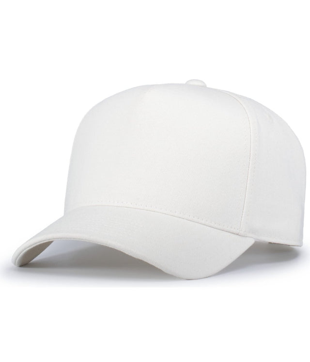Pacific Headwear HERITAGE 5 - PANEL SNAPBACK CAP - Pacific Headwear P814 VINTAGE WHITE OS