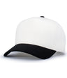 Pacific Headwear HERITAGE 5 - PANEL SNAPBACK CAP - Pacific Headwear P814 VINTAGE WHITE/BLACK OS