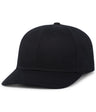 Pacific Headwear Hybrid Snapback Dad Cap - Pacific Headwear P208 BLACK OS