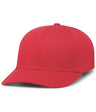 Pacific Headwear Hybrid Snapback Dad Cap - Pacific Headwear P208 RED OS