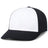 Pacific Headwear Hybrid Snapback Dad Cap - Pacific Headwear P208 WHITE/BLACK/BLACK OS