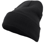 Pacific Headwear Knit Fold Over Beanie 621K BLACK OS