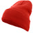 Pacific Headwear Knit Fold Over Beanie 621K RED OS