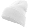 Pacific Headwear Knit Fold Over Beanie 621K WHITE OS