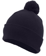 Pacific Headwear Knit Fold Over Pom - Pom Beanie 641K NAVY OS