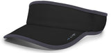 Pacific Headwear LITE ALL - SPORT ACTIVE VISOR 510V BLACK/GRAPHITE OS