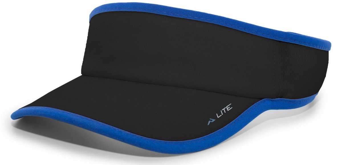 Pacific Headwear LITE ALL - SPORT ACTIVE VISOR 510V BLACK/ROYAL OS