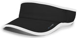 Pacific Headwear LITE ALL - SPORT ACTIVE VISOR 510V BLACK/WHITE OS