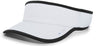 Pacific Headwear LITE ALL - SPORT ACTIVE VISOR 510V WHITE/BLACK OS