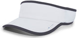 Pacific Headwear LITE ALL - SPORT ACTIVE VISOR 510V WHITE/GRAPHITE OS