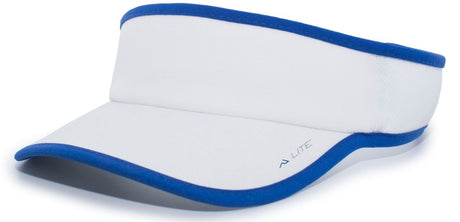 Pacific Headwear LITE ALL - SPORT ACTIVE VISOR 510V WHITE/ROYAL OS