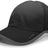 Pacific Headwear Lite Series Active Hook - And - Loop Adjustable Cap 410L BLACK/GRAPHITE OS