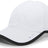 Pacific Headwear Lite Series Active Hook - And - Loop Adjustable Cap 410L WHITE/BLACK OS