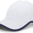 Pacific Headwear Lite Series Active Hook - And - Loop Adjustable Cap 410L WHITE/NAVY OS