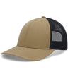 Pacific Headwear Low - Pro Trucker Cap - Pacific Headwear P114 BUCK/LT CHARCOAL/BUCK OS