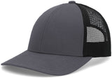 Pacific Headwear Low - Pro Trucker Cap - Pacific Headwear P114 GRAPHITE/BLACK/GRAPHITE OS