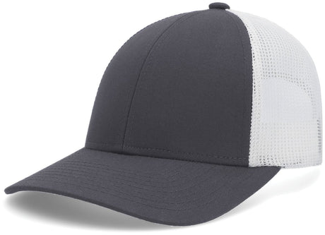 Pacific Headwear Low - Pro Trucker Cap - Pacific Headwear P114 GRAPHITE/WHITE/GRAPHITE OS
