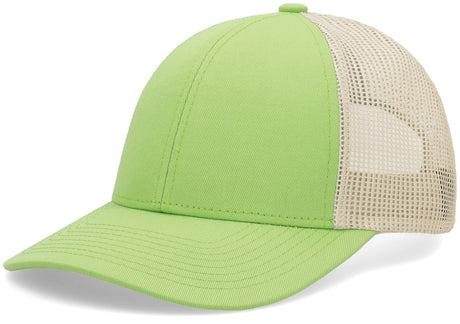 Pacific Headwear Low - Pro Trucker Cap - Pacific Headwear P114 GREEN GLOW/BEIGE/GREEN GLOW OS