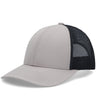 Pacific Headwear Low - Pro Trucker Cap - Pacific Headwear P114 HEATHER GREY/LT CHARCOAL/HEATH YTH