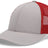 Pacific Headwear Low - Pro Trucker Cap - Pacific Headwear P114 HEATHER GREY/RED/HEATHER GREY OS