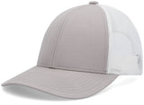 Pacific Headwear Low - Pro Trucker Cap - Pacific Headwear P114 HEATHER GREY/WHITE/HEATHER GRE YTH