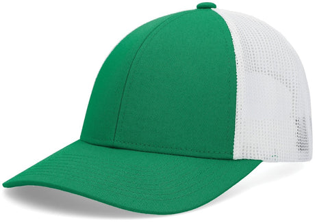 Pacific Headwear Low - Pro Trucker Cap - Pacific Headwear P114 KELLY/WHITE/KELLY OS