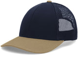 Pacific Headwear Low - Pro Trucker Cap - Pacific Headwear P114 NAVY/BUCK OS