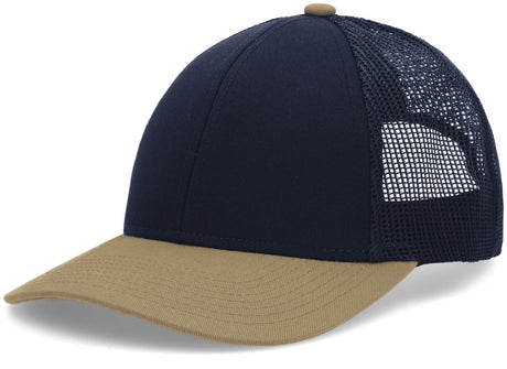 Pacific Headwear Low - Pro Trucker Cap - Pacific Headwear P114 NAVY/BUCK OS
