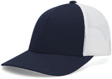 Pacific Headwear Low - Pro Trucker Cap - Pacific Headwear P114 NAVY/WHITE/NAVY OS