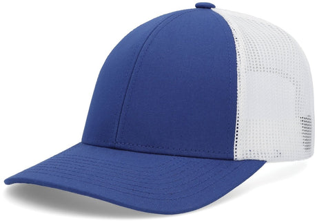 Pacific Headwear Low - Pro Trucker Cap - Pacific Headwear P114 ROYAL/WHITE/ROYAL YTH