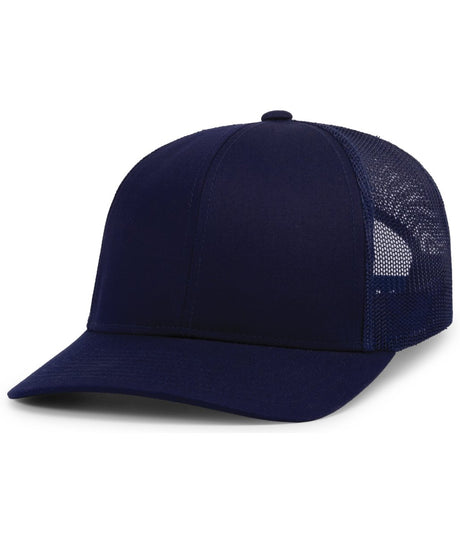 Pacific Headwear Low - Pro Trucker Cap - Pacific Headwear P114 TRUE NAVY OS