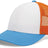 Pacific Headwear Low - Pro Trucker Cap - Pacific Headwear P114 WHITE/NEON ORANGE/PANTHER TEAL OS
