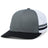 Pacific Headwear Low - Profile Stripe Trucker Cap - Pacific Headwear P115 GRAPHITE/WHITE/BLACK OS