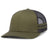 Pacific Headwear Low - Profile Stripe Trucker Cap - Pacific Headwear P115 MOSS/LT CHARCOAL/MOSS OS