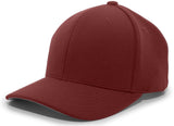 Pacific Headwear M2 Performance Hook - And - Loop Adjustable Cap 298M MAROON YTH