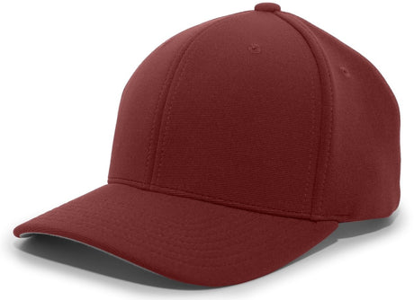 Pacific Headwear M2 Performance Hook - And - Loop Adjustable Cap 298M MAROON YTH