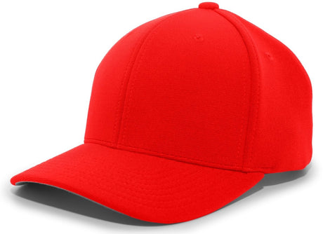 Pacific Headwear M2 Performance Hook - And - Loop Adjustable Cap 298M RED YTH