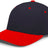 Pacific Headwear M2 Performance PacFlex Cap 498F NAVY/RED S/M