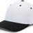 Pacific Headwear M2 Performance PacFlex Cap 498F WHITE/BLACK S/M