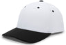 Pacific Headwear M2 Performance PacFlex Cap 498F WHITE/BLACK S/M