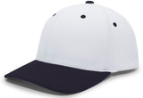 Pacific Headwear M2 Performance PacFlex Cap 498F WHITE/NAVY S/M