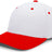 Pacific Headwear M2 Performance PacFlex Cap 498F WHITE/RED S/M