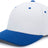 Pacific Headwear M2 Performance PacFlex Cap 498F WHITE/ROYAL S/M