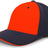 Pacific Headwear M2 Performance PacFlex Contrast Cap 398F ORANGE/NAVY/NAVY S/M
